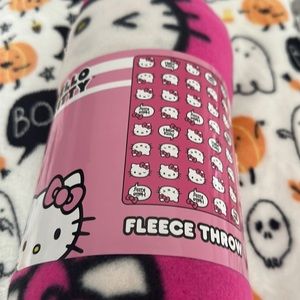 Brand new fleece throw hello kitty blanket